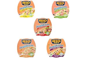 Testpaket Rio Mare Insalatissime tonfisk i olivolja tonfisksallader 5 x 160 g
