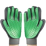 OMORC 2 Guantes Manopla Masaje para Perros Mascotas Gatos, con el Material...