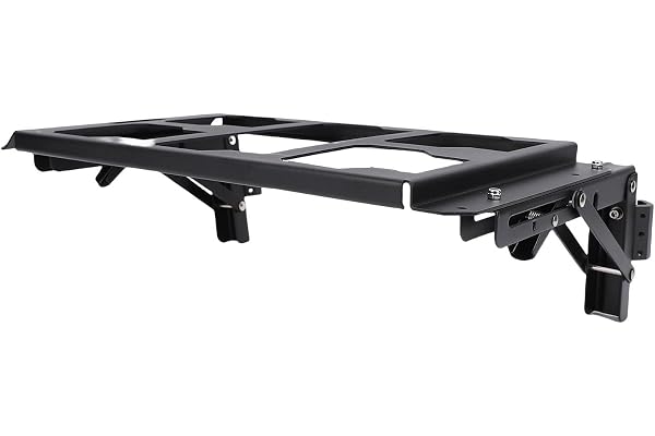 TIKATARER Folding Packout Mount Kompatibel med Packout Toolbox, Sidoförvaringsorganisator för System, Tool Box Bordsmonteringsplatta, Idealisk för Sidoförvaring