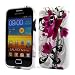 Produktbild Samsung Galaxy Ace Plus S7500 TPU Gel Case - Violett Blume Silikon Gel Case Schutz Hülle Für Samsung Galaxy Ace Plus S7500 - thinkmobile