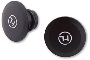 HIGHSIDER Motorcycle Cover Caps for M10 Mirror Thread, Matte Black (Pack of 2)