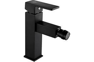 DP GRIFERIA DP Grifería Arce - Grifo monomando de bidet, color negro