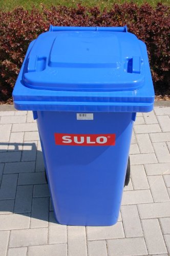 Mülltonne Müllbehälter 120 liter, blau - 3
