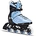 Produktbild K2 Damen Fitness Inline Skates Alexis 80 Pro - Schwarz-Hellblau - EU: 39 (US: 8 - UK: 5.5) - 30C0817.1.1.080