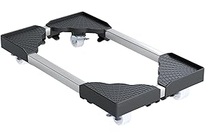 BGNXHYB Computer Desktop Ständer, Mobil PC Ständer für PC-Tower, Abnehmbare Verstellbare Computer Desktop Ständer Universal mit 4 Rollen CPU-Wagen Unter Schreibtisch,für Desktop Computer oder Computergehäuse