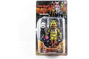 Xinchangda Five Nights Game Figures FNAF Security Breach Funtime Foxy Sister Location Horreur Éclaircissement Articulations mobiles Figurines d'action 13 cm