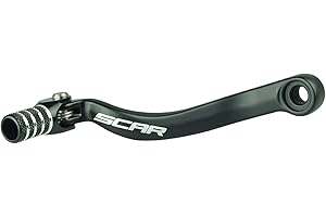 SCAR Leva Cambio in Alluminio Forgiato Compatibile con KTM SX 85SX 85 03-17 HUSQVARNA 85TC 85 TC 14-17 - Nero