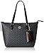 Produktbild Tommy Hilfiger Damen Love Tommy Med Rev Zip Tote Logo Stofftasche, Mehrfarbig (Logo/Black), 15.5x36x30.5 cm