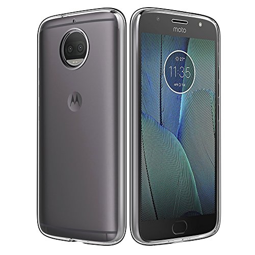 Simpeak Funda Moto G5S Plus  Fundas Transparente Motorola Moto G5S Plus Carcasa Moto G5S Plus Funda  5 5 Pulgadas  Silicona TPU Case  Cover Moto G5S Plus