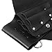 LuckyFine JA-101 15 pack kits hairdressing scissors barber special fashion bag multifunction pockets kit black