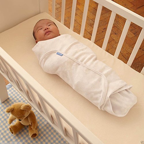 Groswaddle® Gro Swaddle Grobag Baby Blanket 0-3 Month Unisex Boy Girl 100% Pure Cotton White