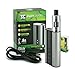 Produktbild E-Zigarette SC iStick TC100W + InnoCigs CL-Tank + 2 x 2500 mAh Akku (Grau / Schwarz)