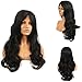 Produktbild Life Diaries 250%Density Body Wave 10%Human Hair+90%Heat Resistant Fiber Glueless Lace Front Synthetic Wig For Women(26",Black)