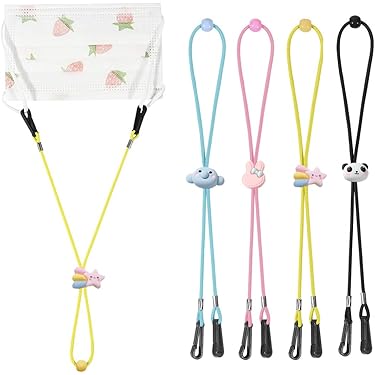 Lacci Occhiali Bambini 5 Pezzi - Catenine Regolabili Con Perline Colorate Per Sport E Lettura - Foto 5