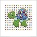 Produktbild 1art1 69740 Howard Shooter - Trundling Tortoise Poster Kunstdruck 30 x 30 cm