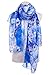 Produktbild Damen Schal Tuch groß dünn leicht halb transparent 100% Seide Paj 180X110cm SC-S-SLC-1510E