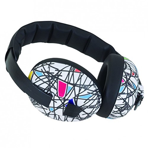Banz Baby Earmuffs Squiggle 3 mths - 2 years