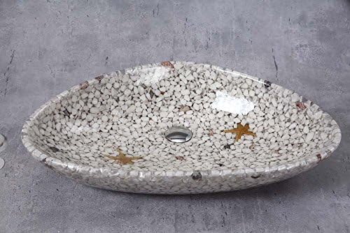 Bagnotti Stonex Catre Sea dolamite resin bathroom countertop vessel sink
