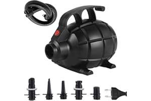 Afenau 600W Gonfleur Matelas et Piscine Gonflable, 5 Bus, Gonfleur Pneumatique, Pompe pour Matelas et Piscine Gonflable, Bouée