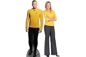 Star Cutouts SC4712 Pappaufsteller Hecht, Höhe 183 cm, ideal für Star Trek-Thema, Partys, Geburtstage, Sammler & Fans, Raumdekorationen und Veranstaltungen