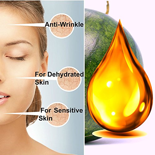 Heilöl aus Wassermelonensamen – Gesichts- und Körperöl | Feuchtigkeitspflege für trockene oder fettige Haut | Anti-Falten-Hautpflege | Trägeröl mit Anti -Aging Eigenschaften | 100 ml. - 2