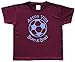 Hat-Trick Designs - Aston Villa Football Baby Children's T-Shirt Top-2-3yrs-Claret-Born & Bred-Unisex Gift