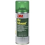 3M Adesivo Spray Re Mount/Bomboletta di Colla Spray, Rimovibile, Trasparente, 400 ml