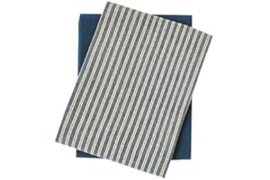 Walton & Co Hampton Stripe Set Of 2 Tea Towels