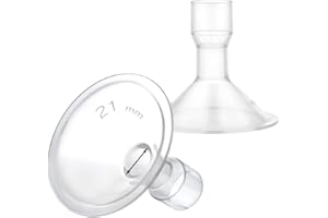 Maymom MyFit Coppe per il Seno, compatibili con Medela pompe toraciche PersonalFit, Freestyle, Harmony, Maxi, Freestyle Flex, collegamento a Maymom largo/stretto, 2 pezzi,Taglia 21 mm