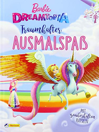 Preisvergleich Produktbild VE 5 Barbie Dreamtopia: Traumhafter Ausmalspaß: Mit zauberhaften Rätseln
