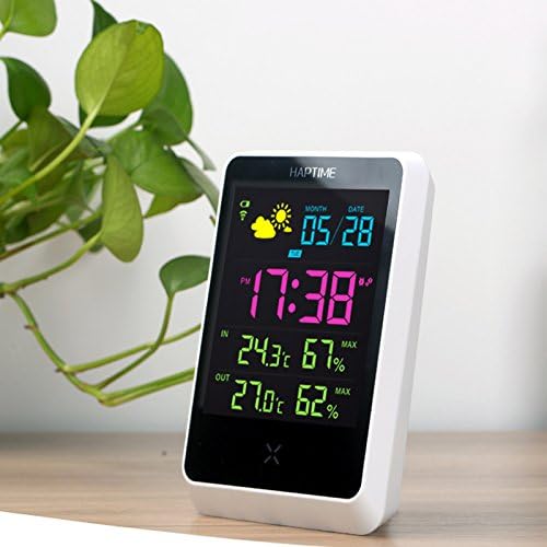 The high-end intelligent weather alarm clock desktop bedside induction and creative students