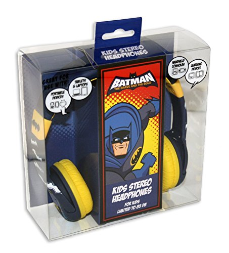 Batman-The-Brave-And-The-Bold-Themed-Kids-Childrens-Multi-Colour-Headphones