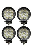 potencia: 27 W 4 x Foco 27 W redondo foco LED de trabajo 9 led de profundidad coche Barco