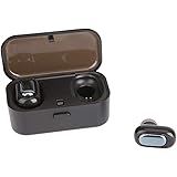 New Running Stereo Charging in-Ear Ultra Small Headphones Headphones Headphones Adapter Sports Power Display Stereo Wireless BT 5.0 in-Ear Ear Buds Earphones - Black 19Kenbeton