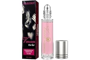 Weshaso Venom Parfum Femme Flavor, Cologne à l'huile infusée aux phéromones à Bille, Sexy Roller Parfum Unisexe pour Homme et Femme