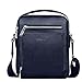 Produktbild Padieoe Herren echt Leder Umhängetasche Business Handtasche casual Kuriertaschen Crossbody Blau