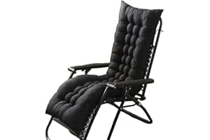 UYEOCO Cuscino Per Sedia A Dondolo,Cuscino Per Sedie A Sdraio Cuscino Per Lettino Prendisole Da Esterno,53*150/160/170CM Cuscino Reclinabile Per Patio, Sdraio Per Sedia Da Giardino Con Schienal ( Color : 2#