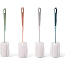 Qisan 4Pcs Set Di Spazzole Per La Pulizia Delle Bottiglie Spazzole - Foto 10