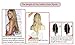 S-noilite® Women's Long Full Head Wigs Natural Curly Wavy Hair Ombre Brown Rose Mix Dark Roots Synthetic Wigs Heat Resistant Fiber 28 Inches