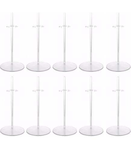 tredstone Support de Poupée Ajustable Support de Modèle de Poupée pour Figurines de Collection 30cm à 40cm Poupée
