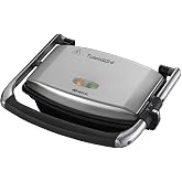 Ariete Izgara ve Tost Makinesi 1911/10 - Grill Toast Machine, 1000 Watt, Yapışmaz &Ccedil;izgili Plaka