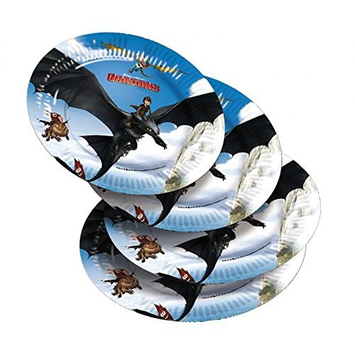 Motivteller Dragons 8 Stück