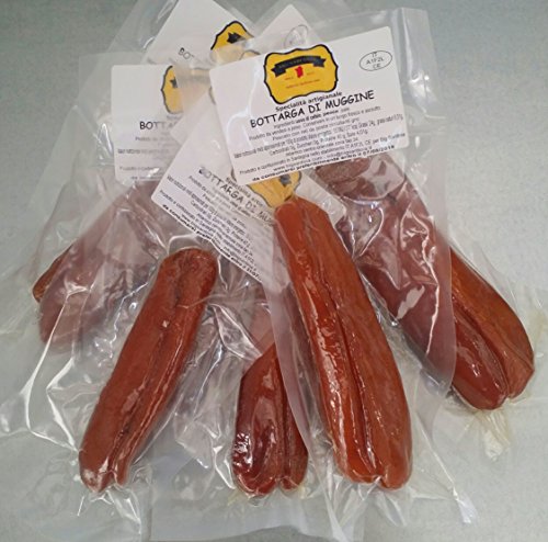 Bottarga di muggine dalla Sardegna in baffe, 500g - dai 4 ai 6 pezzi sottovuoto