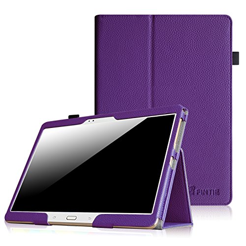 Fintie Samsung Galaxy Tab S 10.5 Hülle Case - Slim Fit Folio Kunstleder Schutzhülle Cover Tasche mit Ständerfunktion für Samsung Galaxy Tab S T800 T805 (10,5 Zoll) Tablet (mit Auto Schlaf / Wach Funktion), Violett