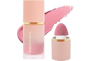 LOPHE Płyn do różu, kremowy róż do twarzy i ciała, naturalny super jedwabisty płynny rumieniec, płynny róż do makijażu dla kobiet i dziewcząt