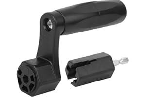 LIEBEWH Bobinadora de Cuerdas de Guitarra 2 en 1 con Extractor de Clavija y Broca Desmontable para Cambios Rápidos