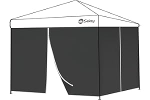 Sekey 2 Paneles Laterales, Paredes Laterales para 3x3m Cenador Plegable Carpas de Jardin, Impermeables