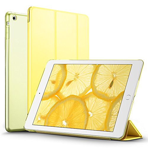 iPad Mini Hülle, ESR® Yippee Series Auto Aufwachen / Schlaf Funktion PU Ledertasche mit Durchschaubar Rückseite Abdeckung Schutzhülle für iPad mini 3/2/1 (Frühling Vanila)