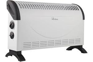 ARDES - AR4C06 Termoconvettore Elettrico KALOR 1500W - Termoconvettore con Termostato -Termo Convettore Aria Calda 2 Potenze Stufa Elettrica per Riscaldare Casa e Ufficio - Stufa Elettrica Smart
