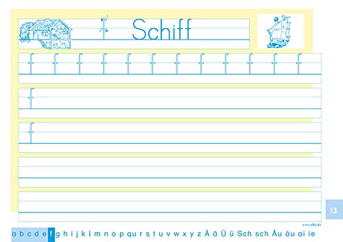 Elbi Schreiblehrgang Druckschrift Schreiben Lernen In Der Grundschule Und Förderschule H12 - 